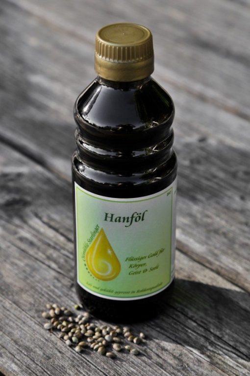 Hanföl kaltgepresst Bio Rohkostqualität 250ml – Bild 2