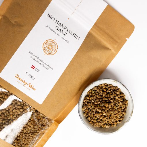 Hanfsamen 500g, Bio & Raw – Bild 2