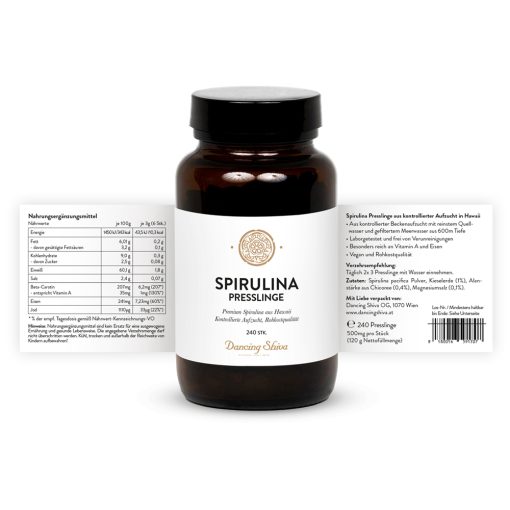 Spirulina Presslinge aus Hawaii 240 Stk. Rohkostqualität – Bild 3