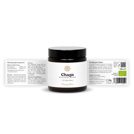 Bio Chaga Extrakt + Pulver aus Sibirien 10:1 30% Beta-Glucan – Bild 5