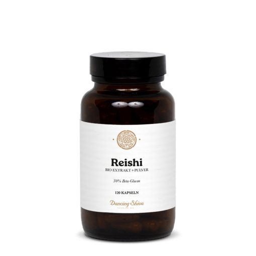 Reishi Extrakt + Pulver Kapseln 30% Beta-Glucan 120 Stk. Bio – Bild 3