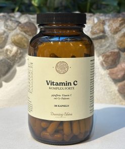 Vitamin C Komplex Forte 500mg 180 Kapseln - Gepuffertes Vitamin C mit Co-Faktoren für Immunsystem & Energie