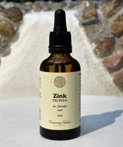 Zink Tropfen 50ml - Zinksulfat für Immunsystem, Zellschutz & Haut