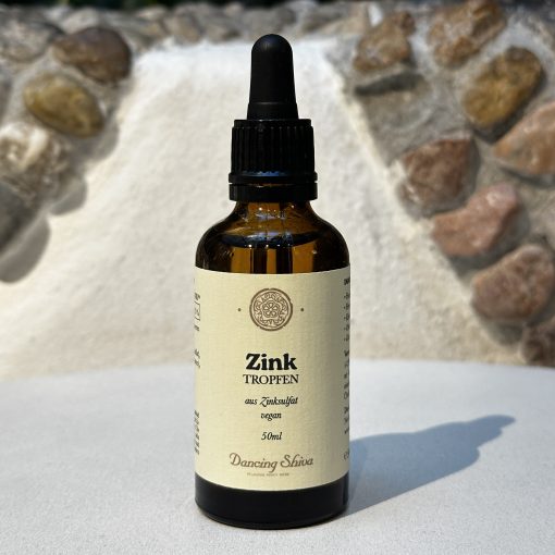 Zink Tropfen 50ml - Zinksulfat für Immunsystem, Zellschutz & Haut